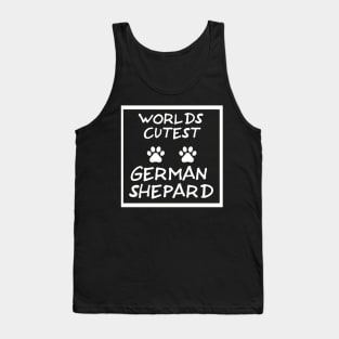 The perfect way to show your love for German Shepard dogs Tank Top